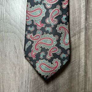 Christian Dior Silk Paisley Tie